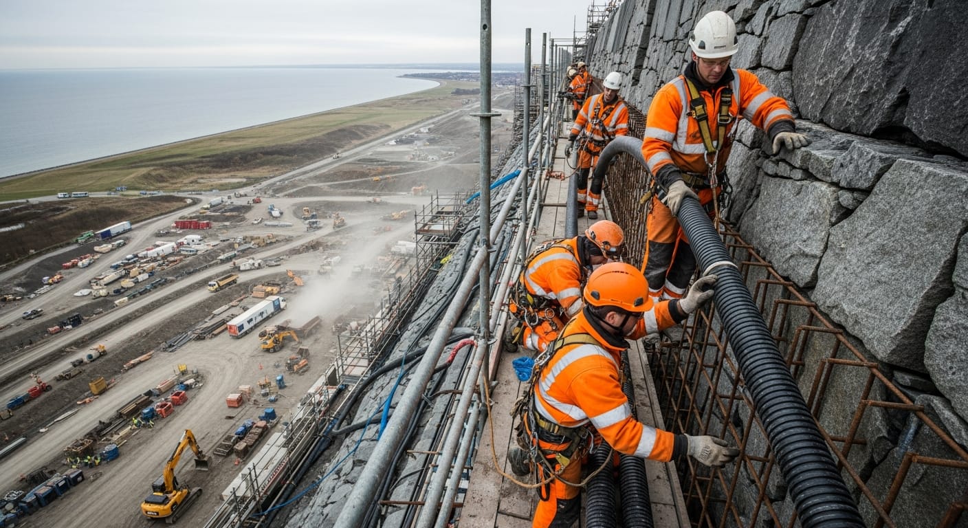 Night construction operations